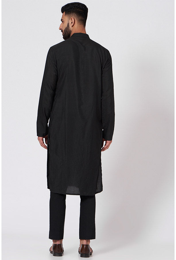 JATIN MALIK Black Kurta set