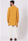 JATIN MALIK Mustard Short Kurta set