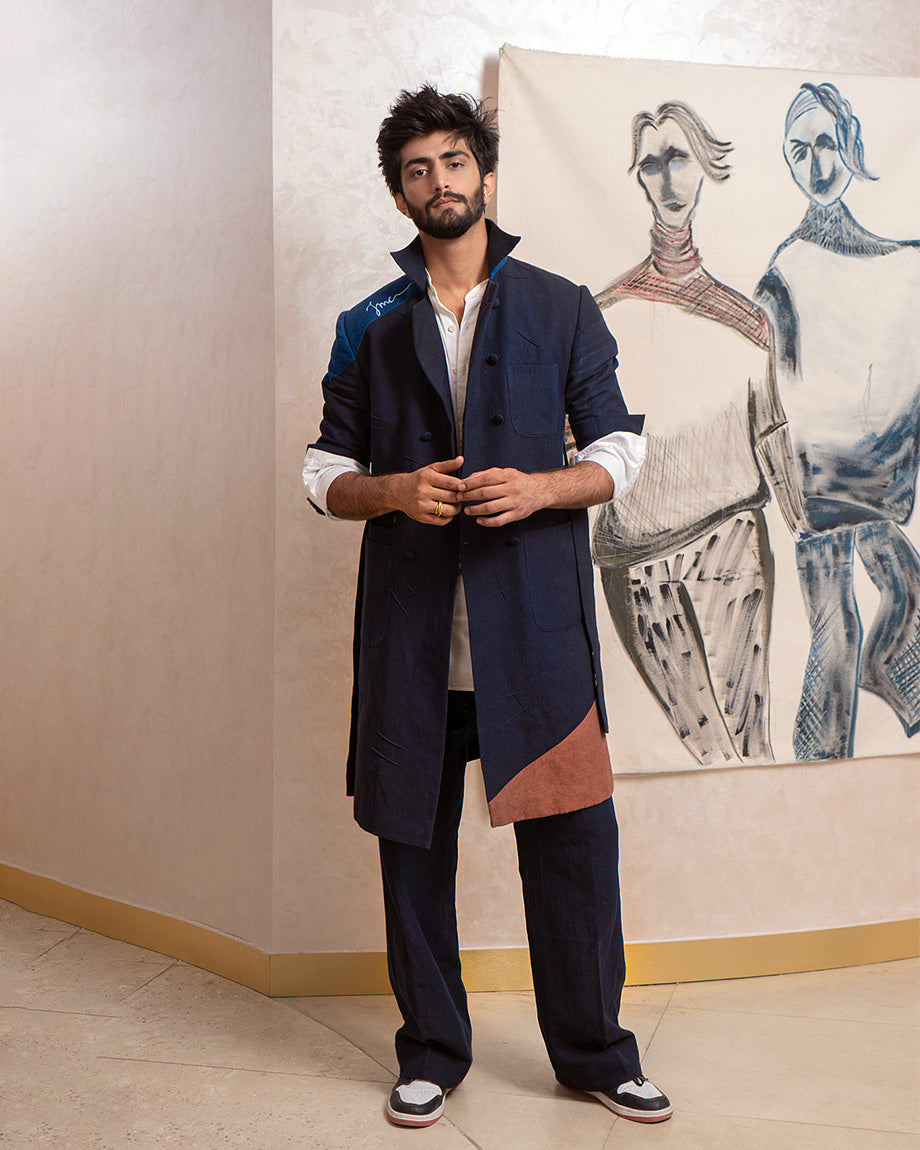 JATIN MALIK The JM Overcoat set