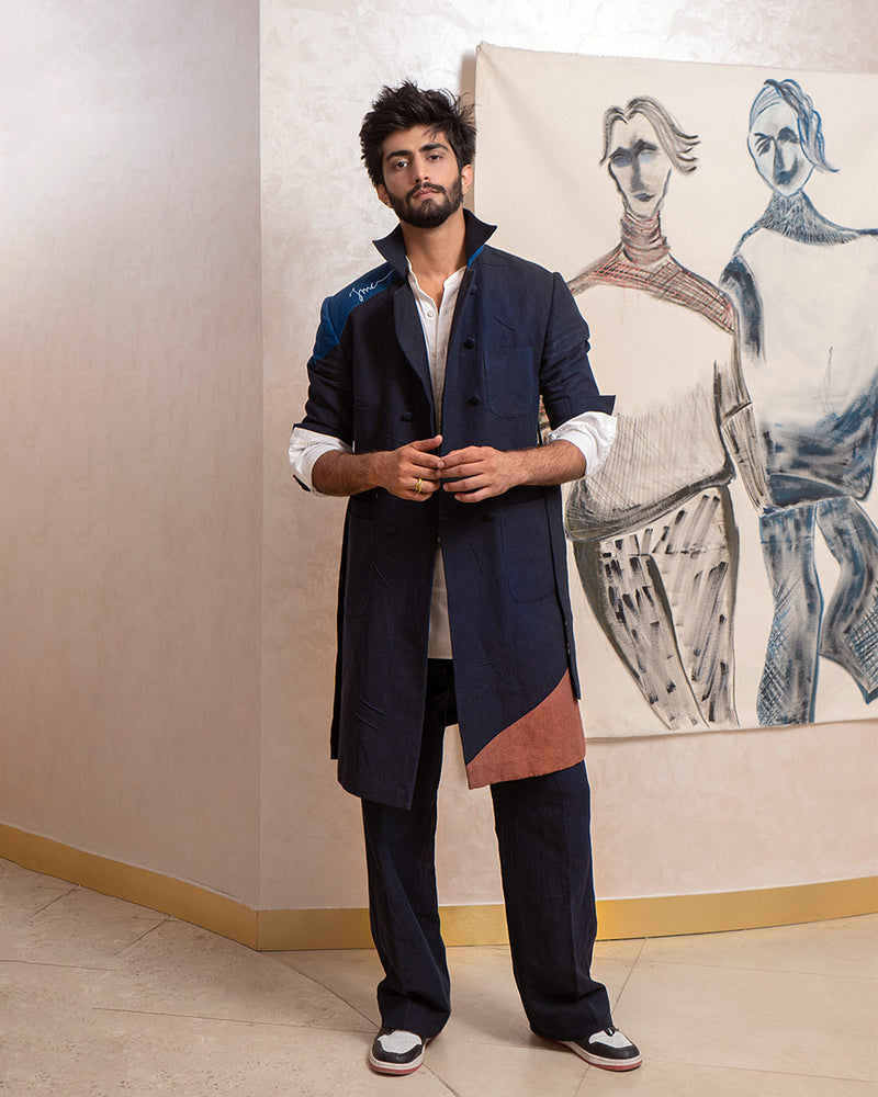 JATIN MALIK The JM Overcoat set