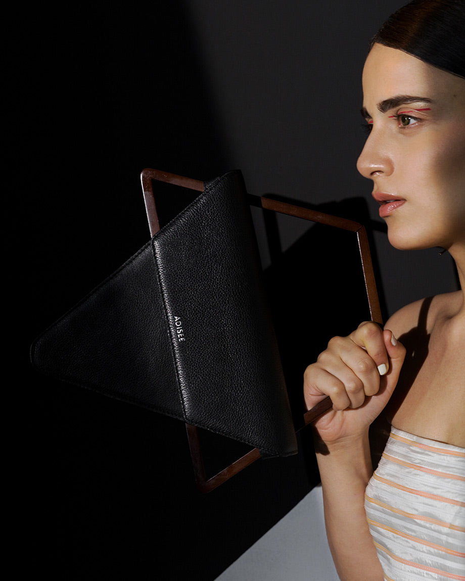 ADISEE  Black TOP HANDBLE BAG / CROSSBODY BAG