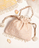 AMAYRA  Peach Khwaab Potli Bag