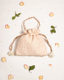 AMYRA   Peach Khwaab Potli Bag