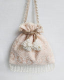 Peach Khwaab Potli Bag by AMYRA