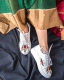 THE SAREE SNEAKERS Gemstone Jewel Sneakers