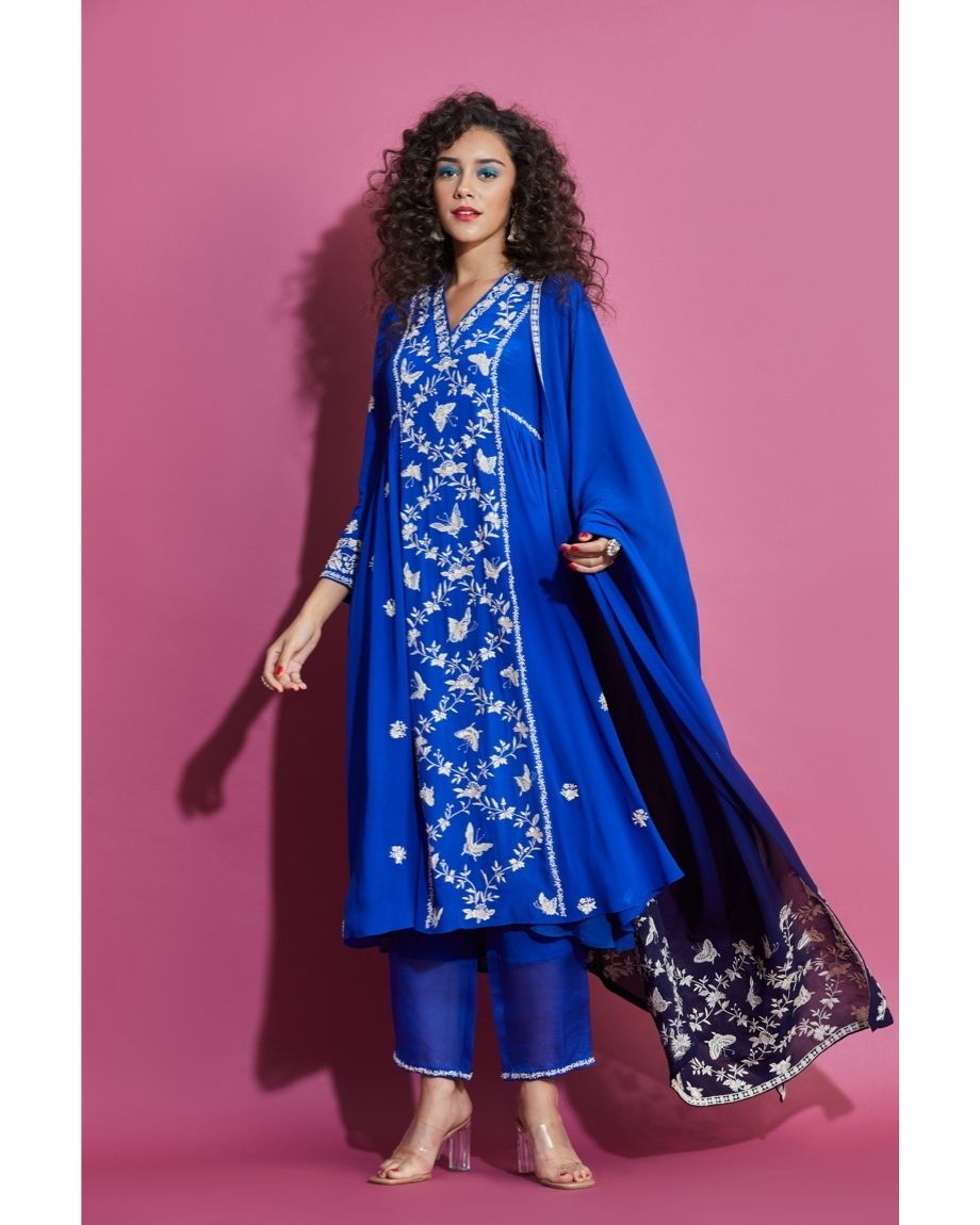 Royal blue Butterfly Ogee By ASHDEEN