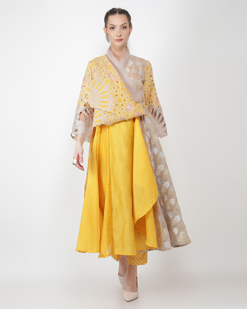 Jajaabor Cutwork Kurta