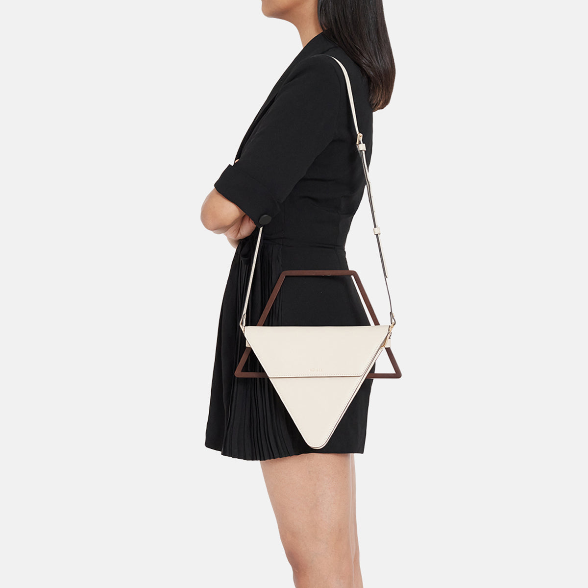 ADISEE  Jade, Ivory TOP HANDBLE BAG / CROSSBODY BAG