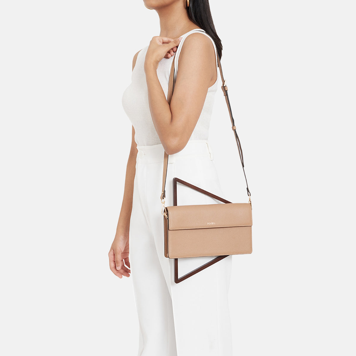 ADISEE Sand TOP HANDBLE BAG / CROSSBODY BAG