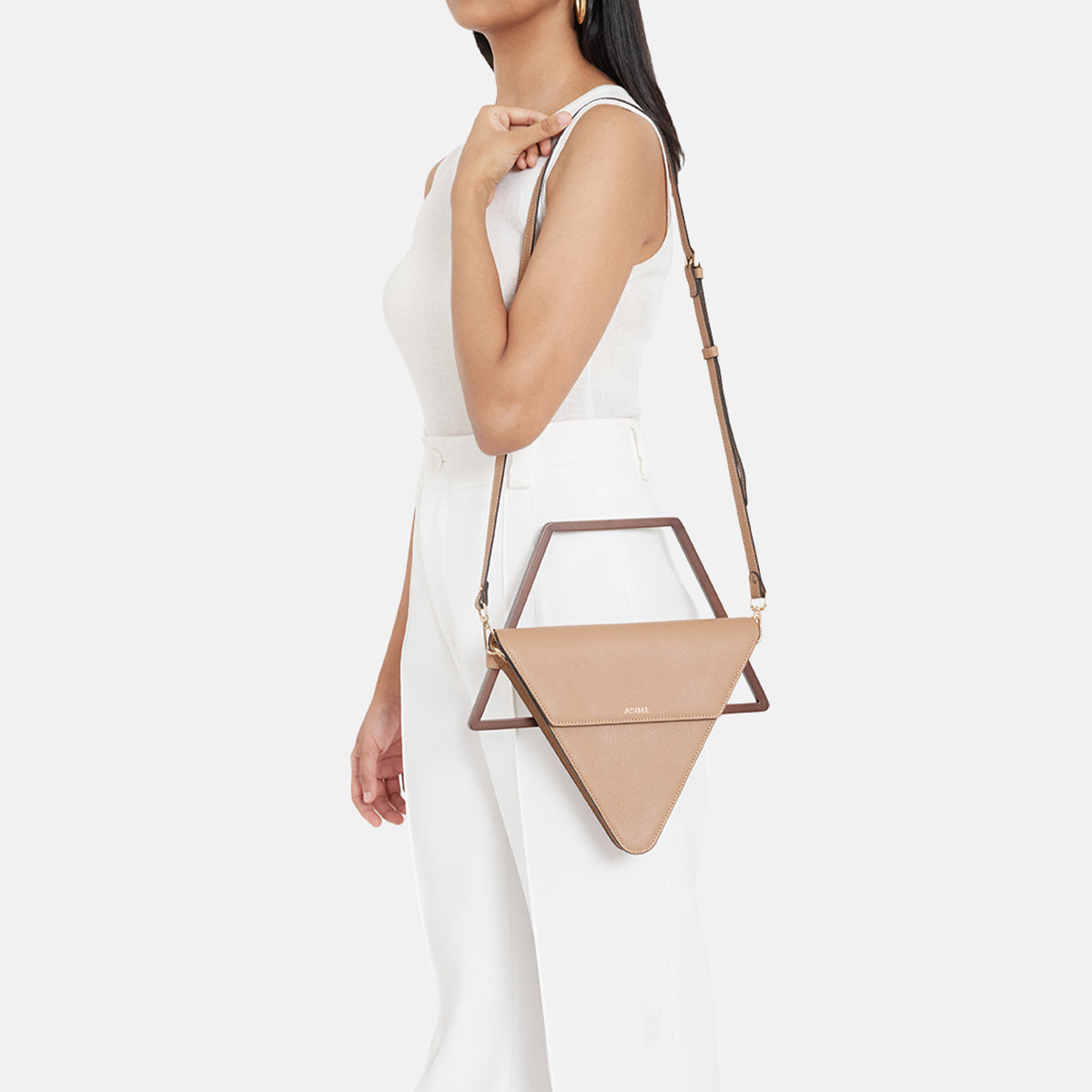 ADISEE Jade, Sand TOP HANDBLE BAG / CROSSBODY BAG