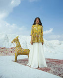 Peplum with palazzo set by PAULMI AND HARSH