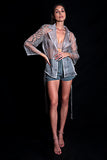 SEESA - Lunar Rock Organza Embroidered Jacket