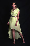 SEESA - Daiquiri Green Asymmetric Dress