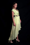 SEESA - Daiquiri Green Asymmetric Dress