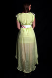 SEESA - Daiquiri Green Asymmetric Dress