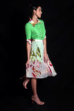 SEESA - Lunar Rock Skirt With Floral Highlights