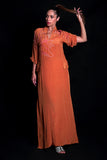 SEESA - Sundial Embroidered Long Dress