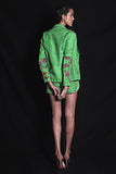 SEESA - Absinthe Green Embroidered Blazer