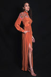 SEESA - Sundial Long Dress With High-Slit