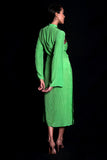 SEESA - Absinthe Green Embroidered Dress