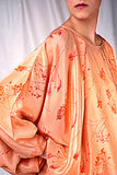 SEESA-Pink embroidered top with kimono sleeves