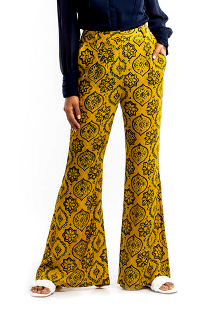THE HOUSE OF ARA - Bell Bottom Pant / Yellow