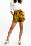 THE HOUSE OF ARA - Paper Bag Shorts / Yellow