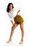 THE HOUSE OF ARA - Paper Bag Shorts / Yellow