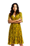THE HOUSE OF ARA - Wrap Dress / Yellow