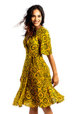 THE HOUSE OF ARA - Wrap Dress / Yellow