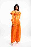 THE HOUSE OF ARA - Ruffled Blouse /Orange