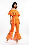 THE HOUSE OF ARA - Off-The-Shoulder Top /  Orange