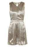 TARA AND I -Gold high neck romper