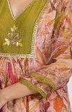 Chic sequine flower tunic attire 