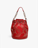 TAN AND LOOM Bridal Red Brocade Bombay Bucket